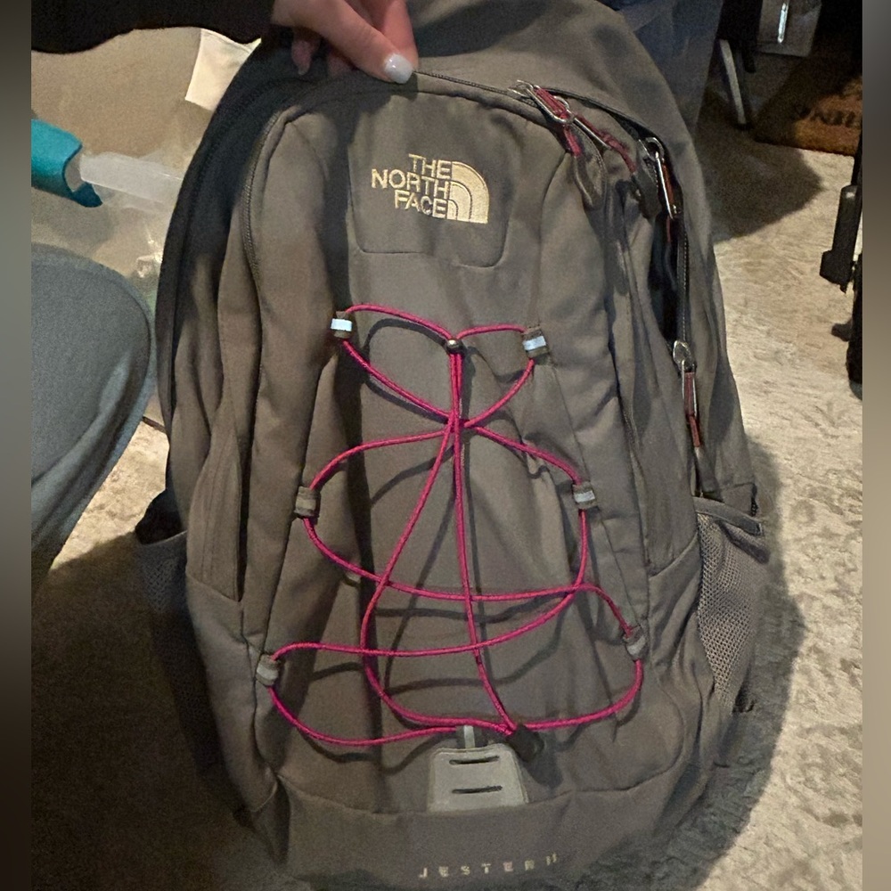 Well loved North Face backpack